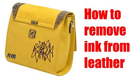 how to get pen off fake leather bag|remove ballpoint pen from leather.